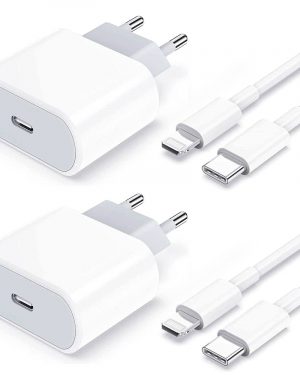 Pack Cargador iPhone de 20W, Carga Rapida